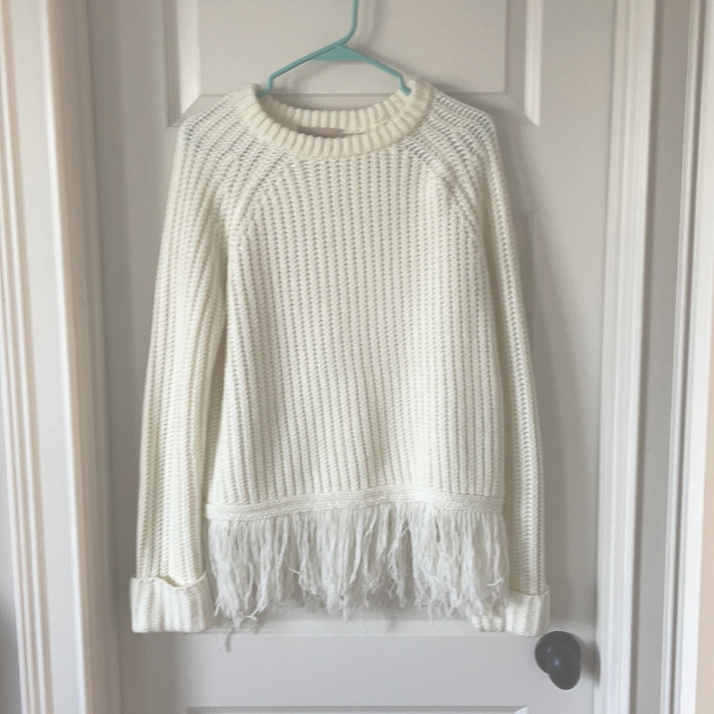 Moon River fringe sweater size Medium